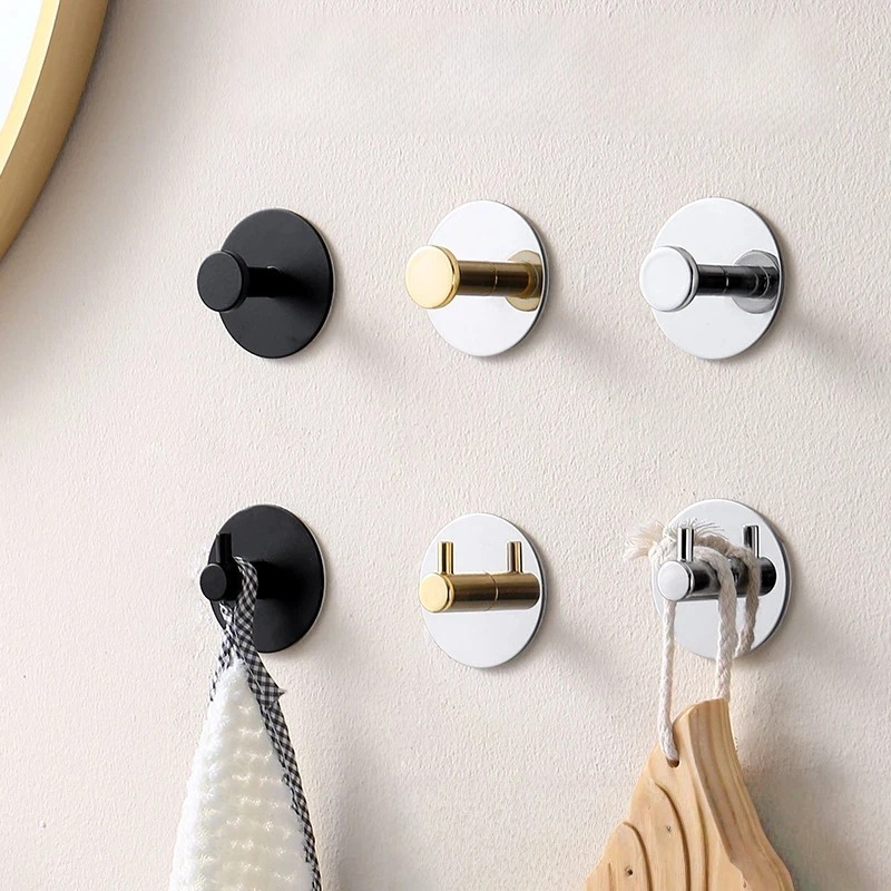 Home Bathroom Door - 1‑4 buah Gantungan Perekat Sendiri dari