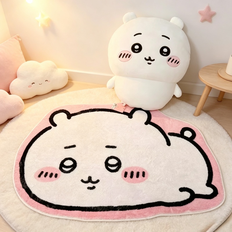Home Bathroom Mats - Karpet Kartun Chiikawa Anime Hachiware Usagi,