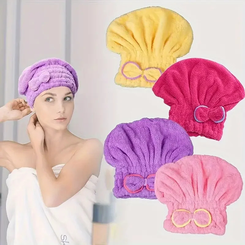 Home Bathroom Equipment - Topi Rambut Cepat Kering Wanita Topi