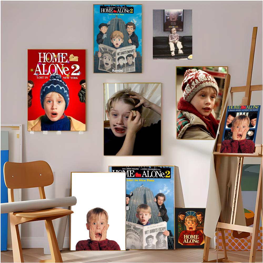 Home Alone Bathroom - Poster Home Alone-s Klasik Hadiah dekoratif