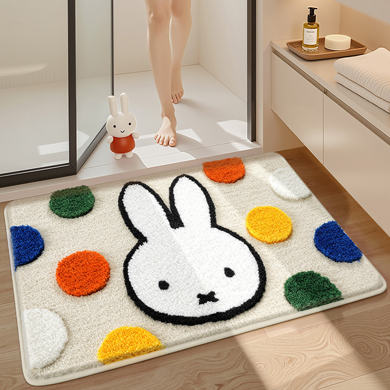 Home Goods Bathroom Mats - Kawaii Miffy Keset Lantai Kartun Miffy