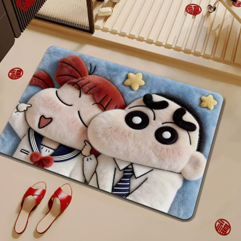 Home Goods Bathroom Mats - Keset Kamar Mandi Tanah Diatom Kartun