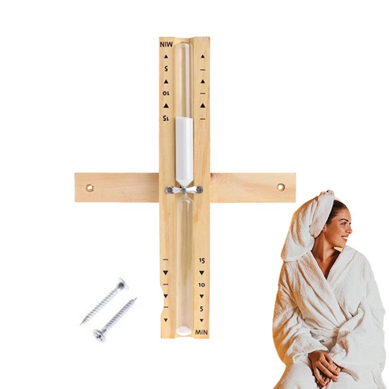 Home Bathroom With Sauna - Timer jam pasir Sauna 15 menit,