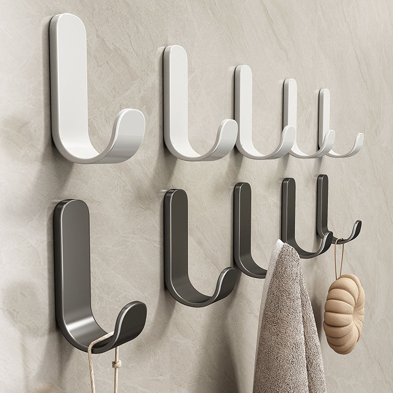 Home Bathroom Door - Kait Dinding Kuat Berperekat Kait Handuk
