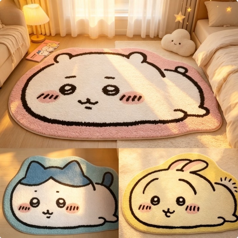 Karpet Kartun Chiikawa Anime H - Home Bathroom Mats ulasan dan harga