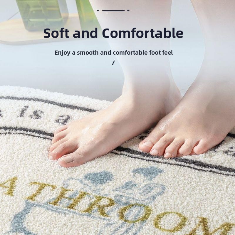 Keset Kamar Mandi Anti Selip K - Home Bathroom Mats ulasan dan harga
