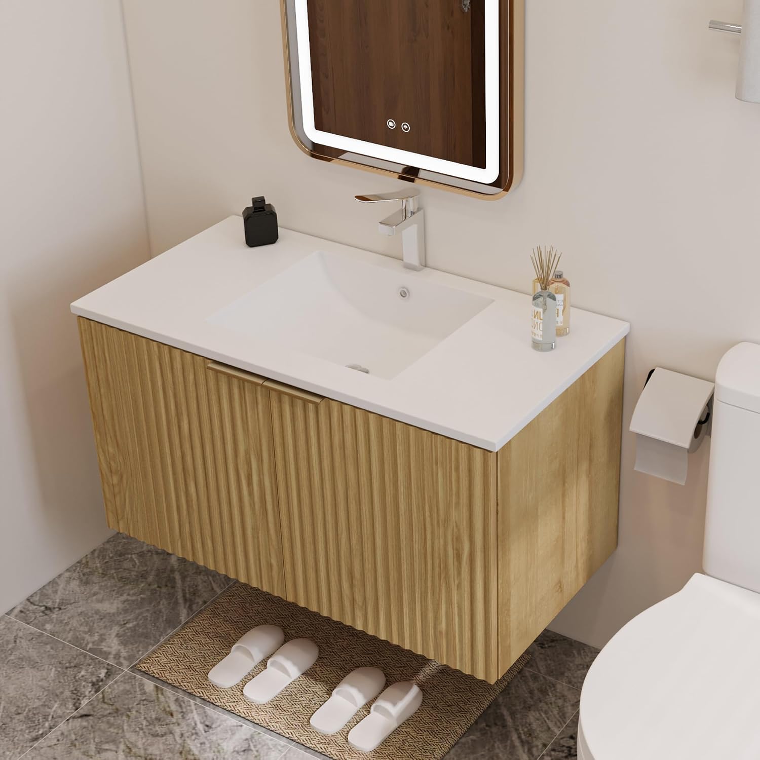 Rak Kabinet Kamar Mandi Modern - Home Bathroom Door ulasan dan harga