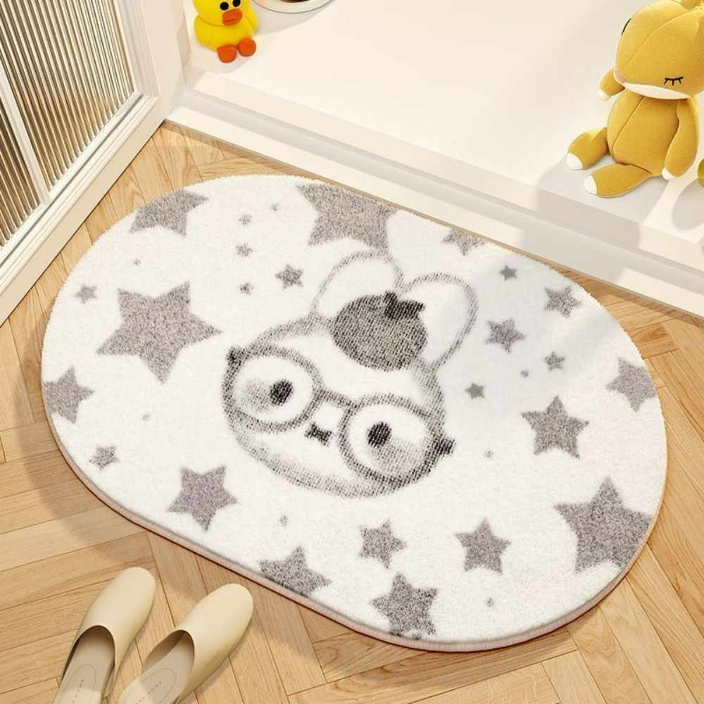 Miffy Kartun Keset Lantai Lemb - Home Goods Bathroom Mats ulasan dan harga