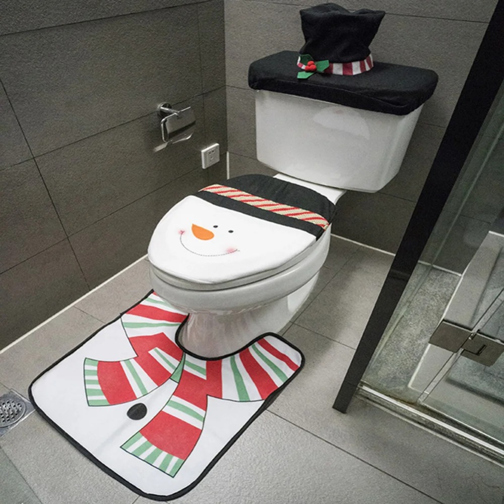 Penutup Dudukan Toilet Natal y - Home Bathroom Mats ulasan dan harga