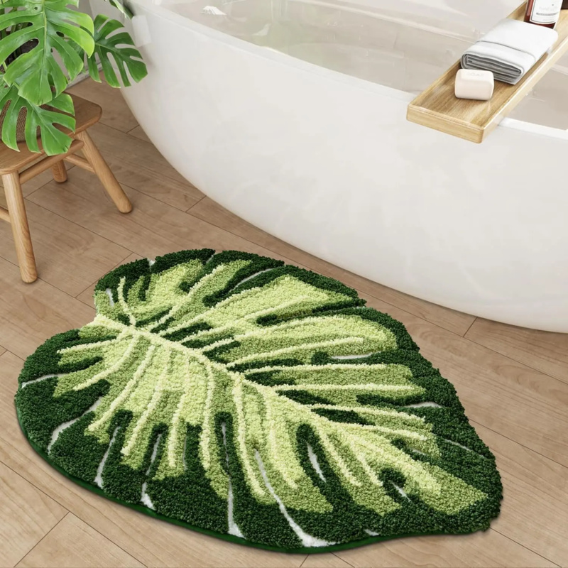 VIKAMA Keset Kamar Mandi Daun  - Zara Home Bathroom Mat ulasan dan harga
