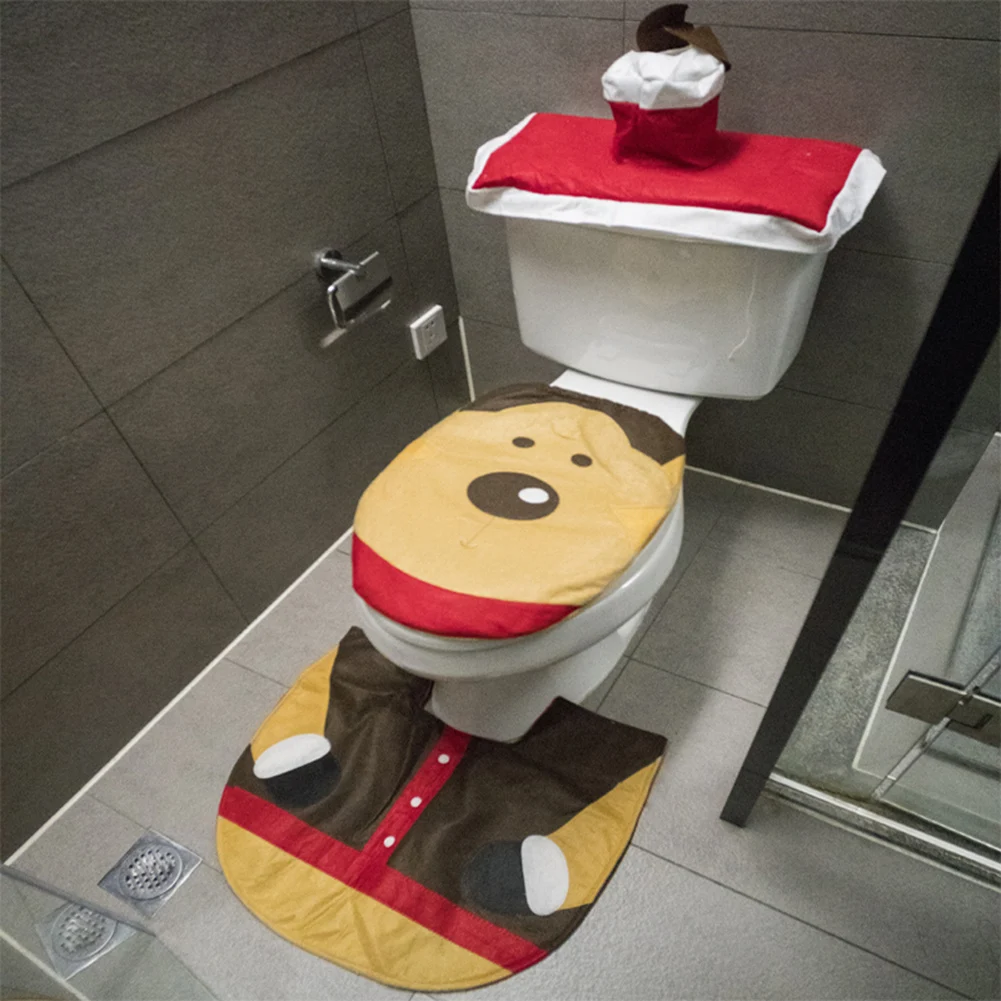 2026 Sarung Dudukan Toilet Nat - Home Bathroom Mats ulasan dan harga