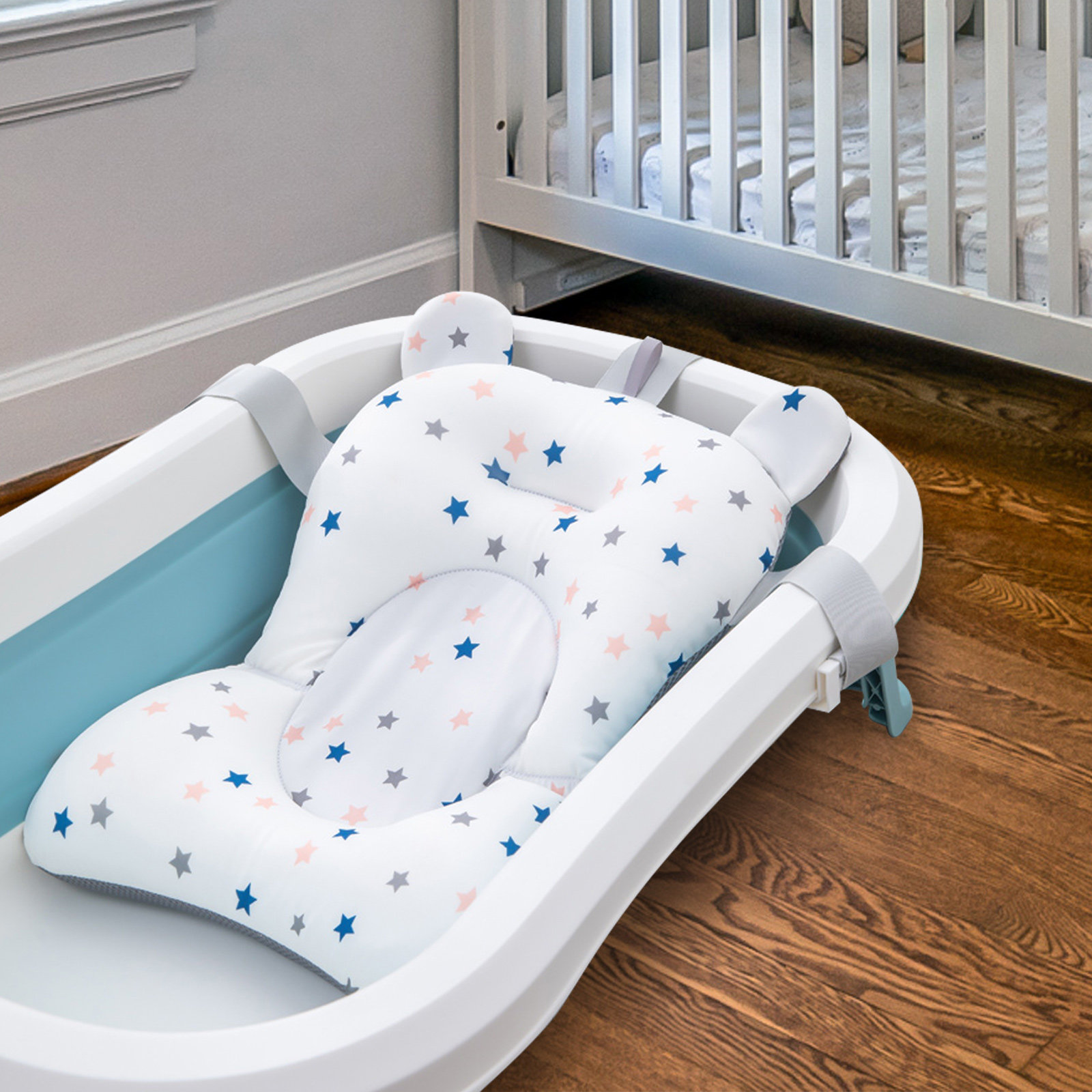 1 Buah Alas Mandi Bayi Anti-se - Non Slip Bath Mat ulasan dan harga