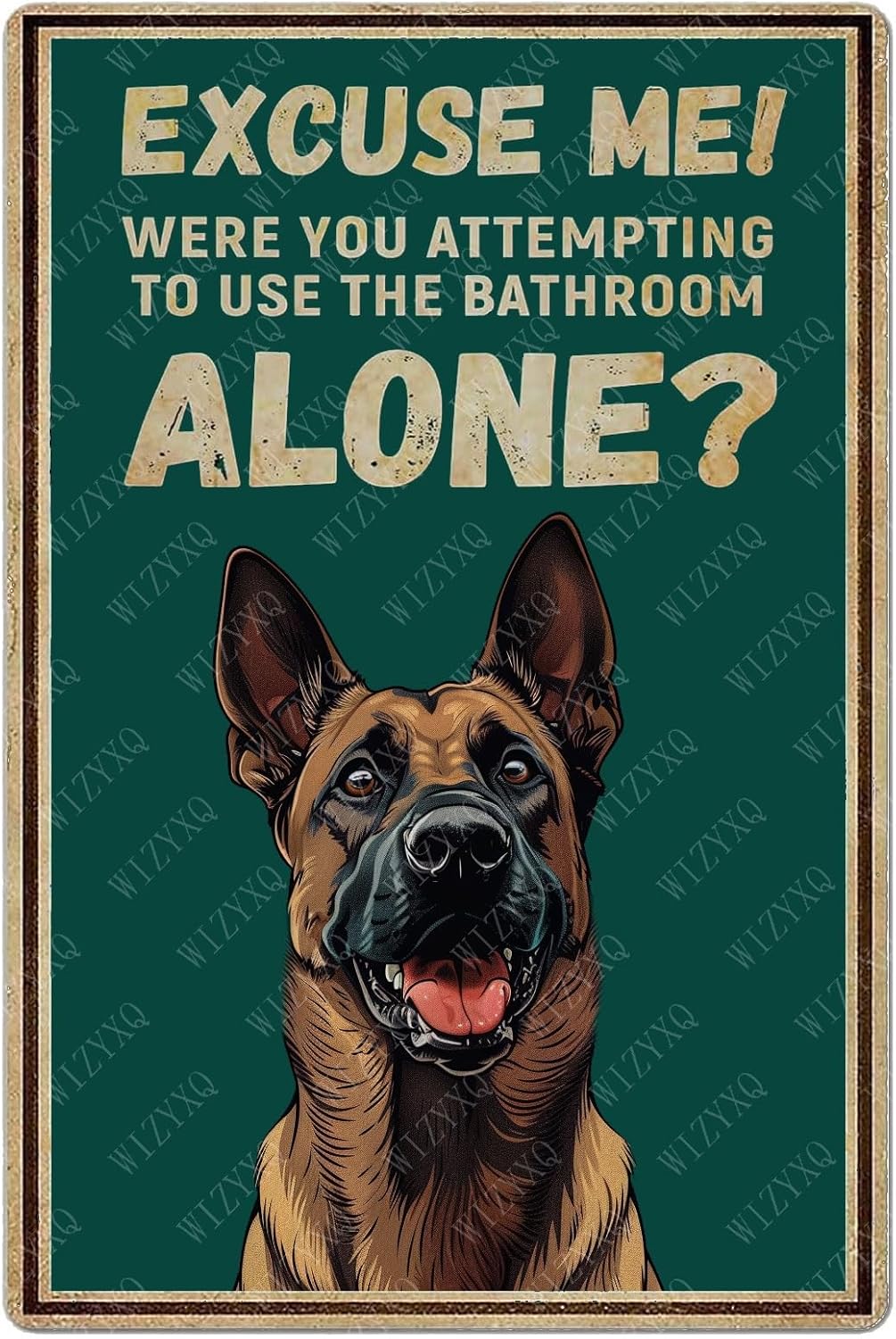 Papan Tanda Logam Vintage Anji - Home Alone Bathroom ulasan dan harga