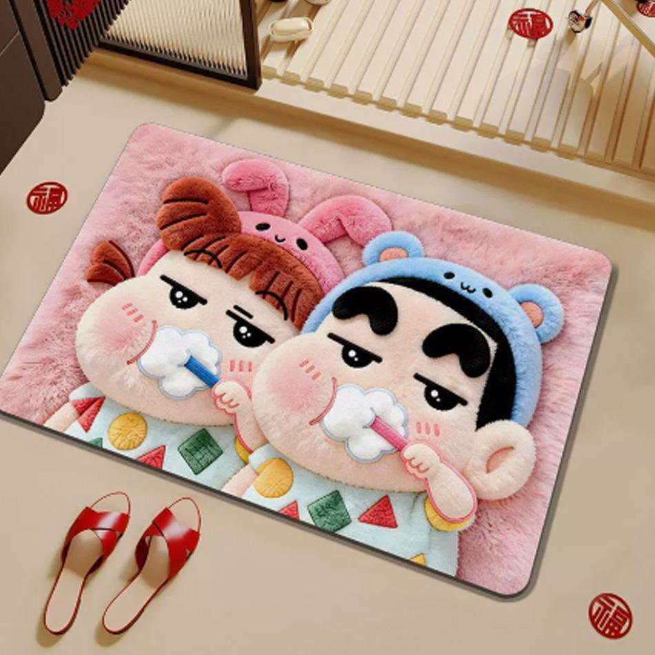 Keset Kamar Mandi Tanah Diatom - Home Goods Bathroom Mats ulasan dan harga