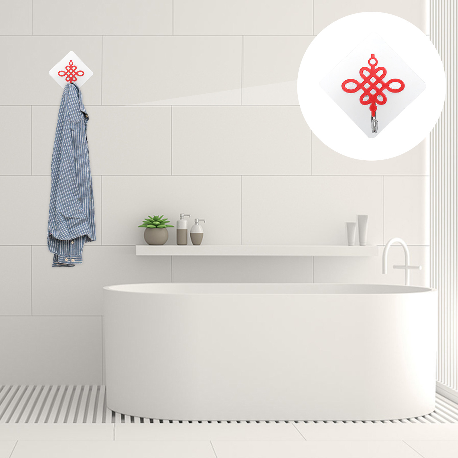 2 Buah Gantungan Dinding Karak - Home Bathroom Door ulasan dan harga