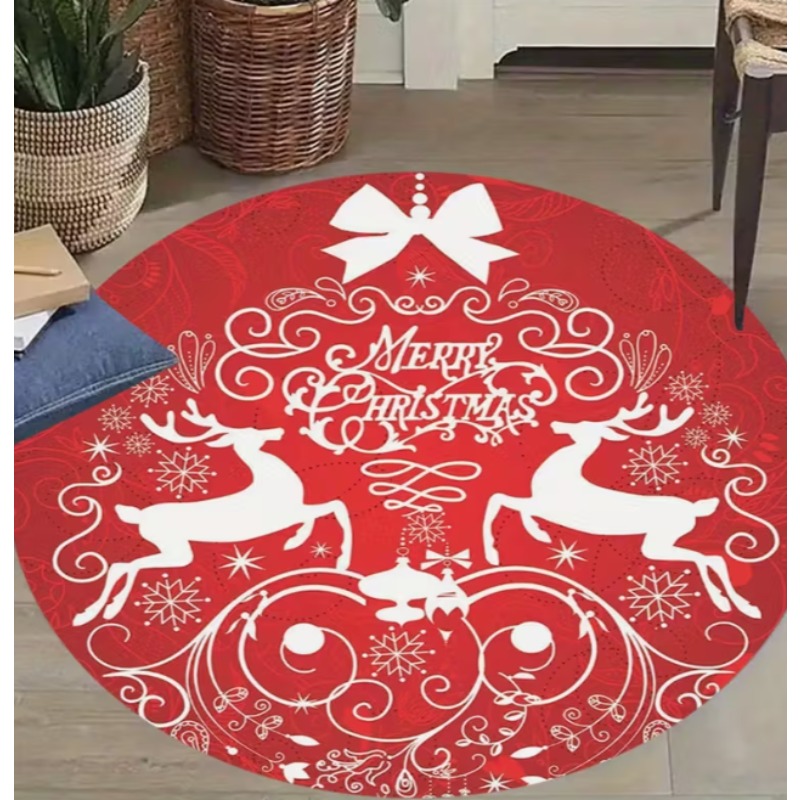 Karpet Bertema Natal Santa Cla - Home Goods Bathroom Mats ulasan dan harga
