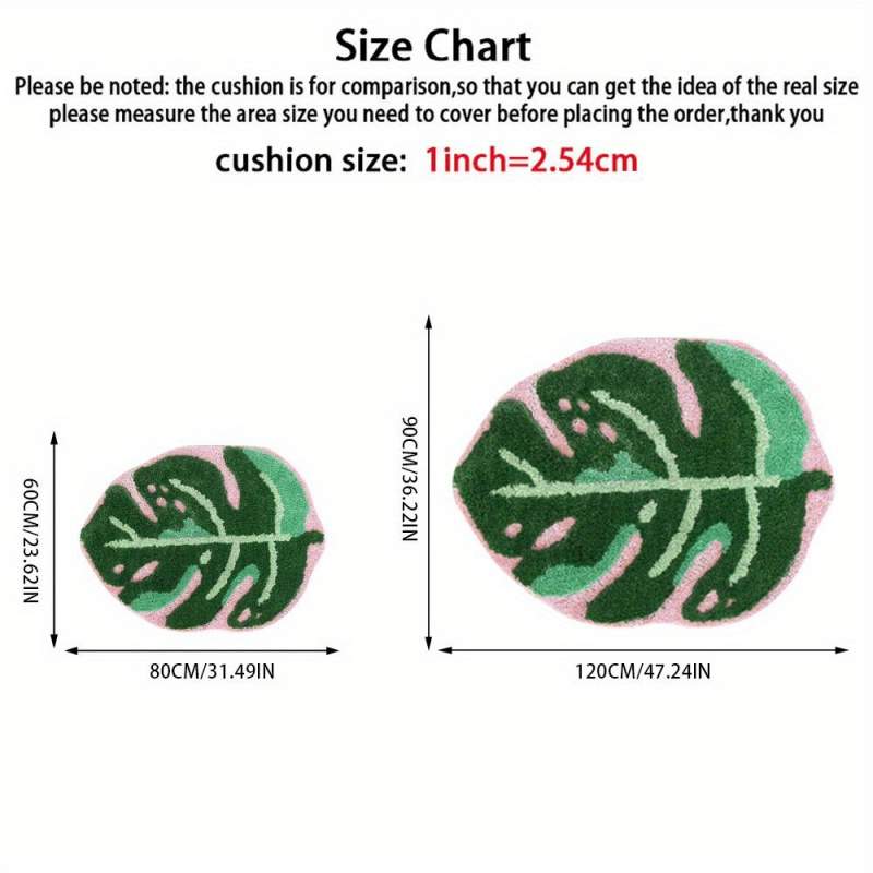 VIKAMA Karpet Mewah Daun Tropi - Zara Home Bathroom Mat ulasan dan harga