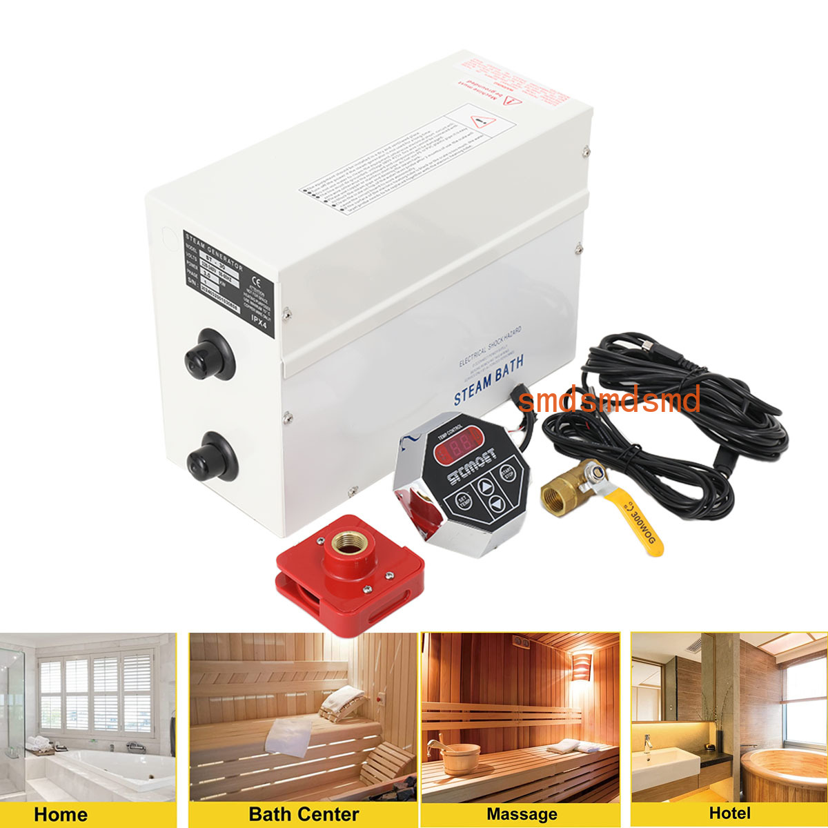 Generator Uap 3KW Mesin Uap Ru - Home Bathroom With Sauna ulasan dan harga