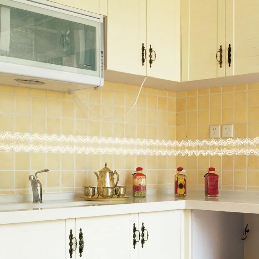 Stiker Wallpaper Desain Renda  - Home Bathroom Door ulasan dan harga