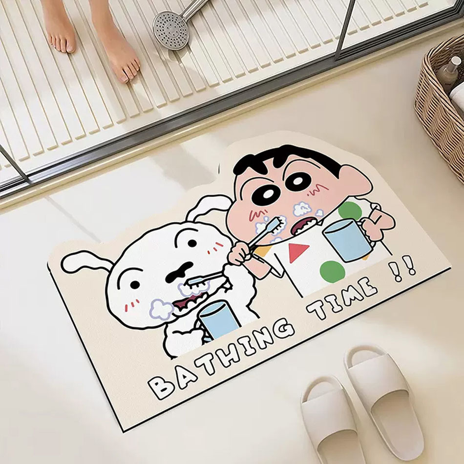 Keset Kamar Mandi Penyerap Air - Home Goods Bathroom Mats ulasan dan harga